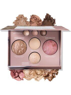 Full Face Baked Makeup Palette - Versatile Shades for Flawless Looks